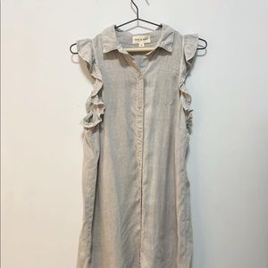 Cloth & Stone button down tunic dress